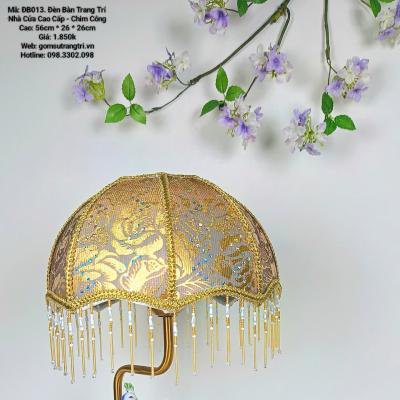 ĐÈN BÀN TRANG TRÍ NHÀ CỬA CAO CẤP - CHIM CÔNG